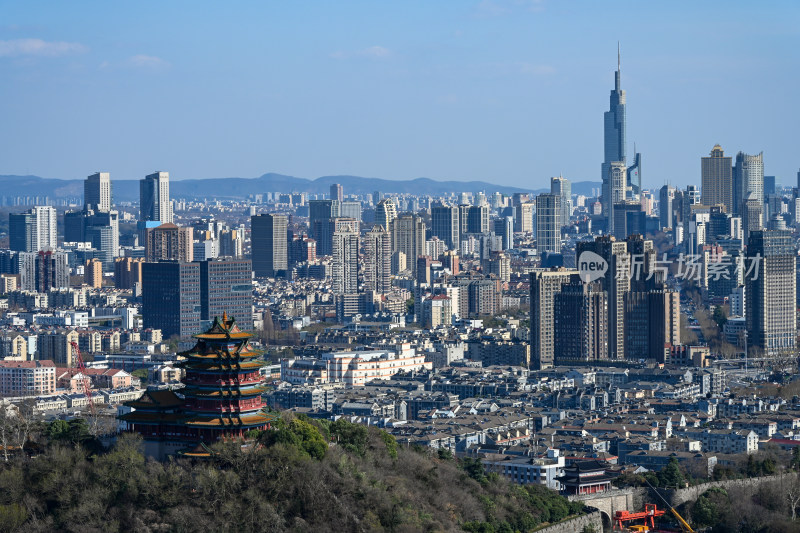 南京城市天际线