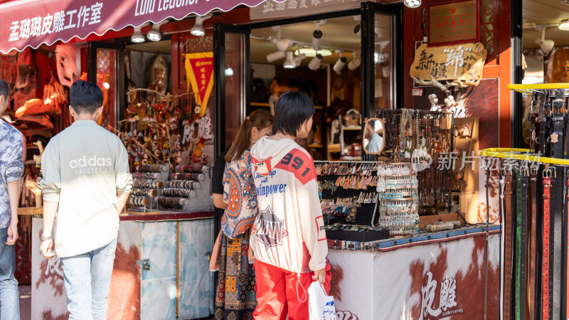 中国新疆国际大巴扎的商品