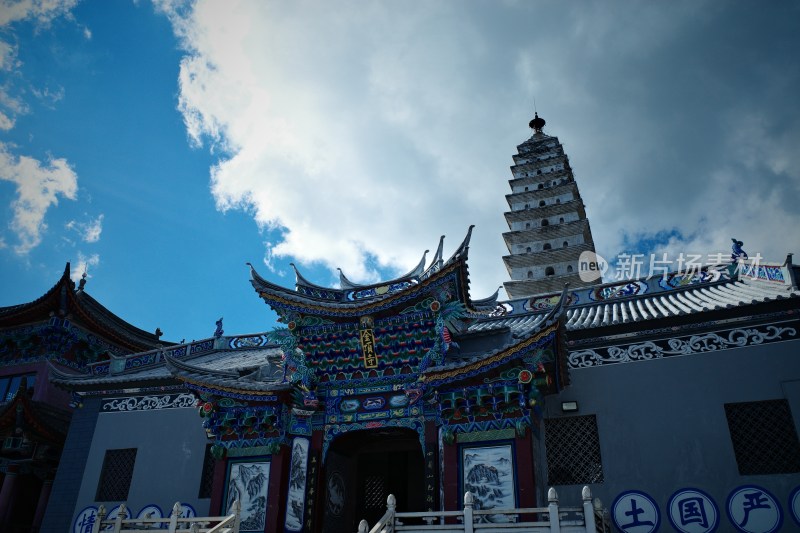 云南大理鸡足山景区