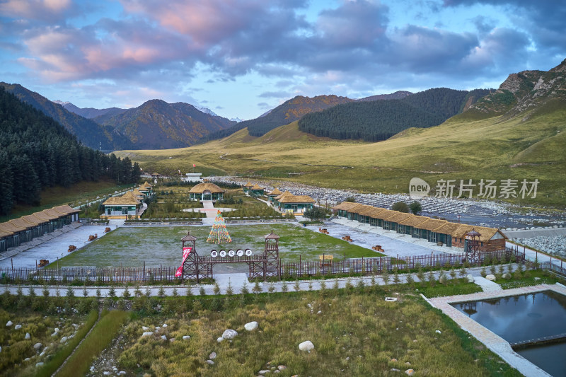 甘肃武威天柱县冰沟河景区