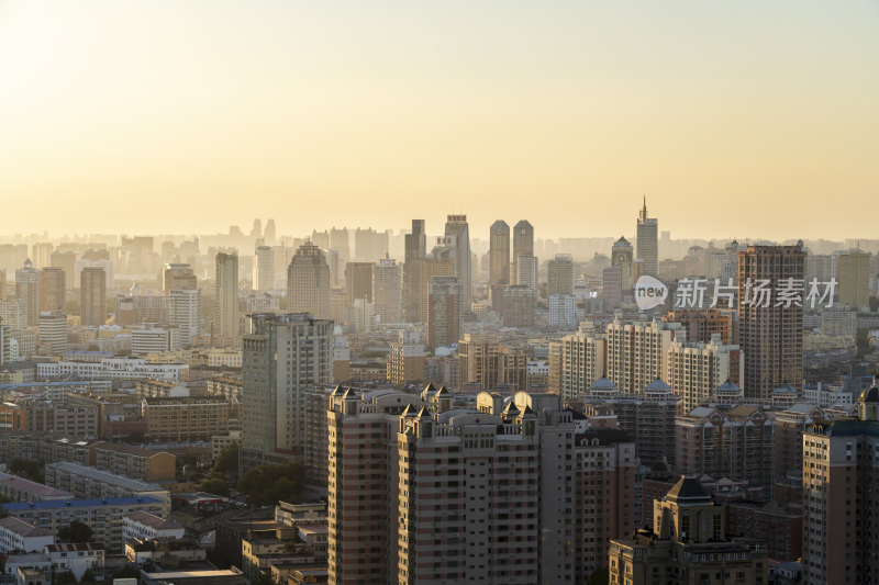 哈尔滨夜景地标性建筑龙塔