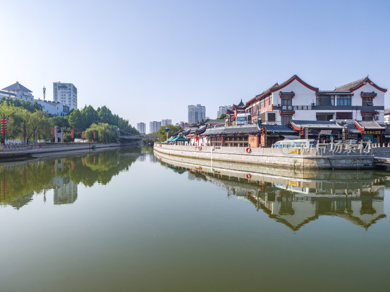 山东济宁古运河东大寺竹竿巷景观