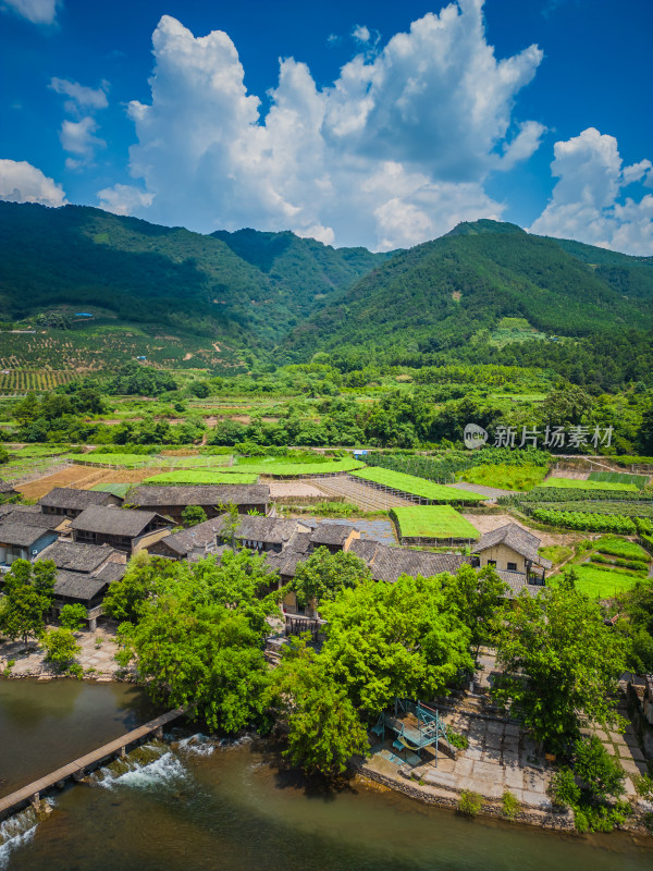 桂林4A景区东漓古村航拍