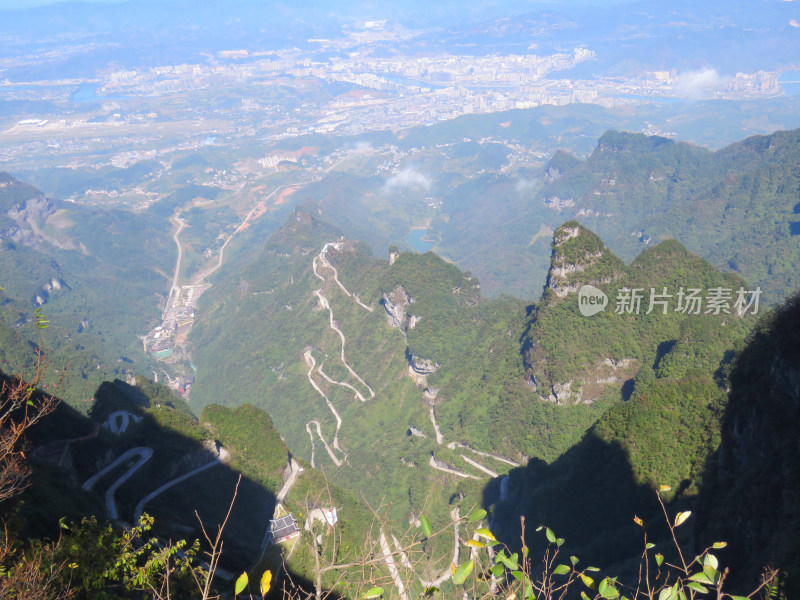 张家界天门山旅游风光