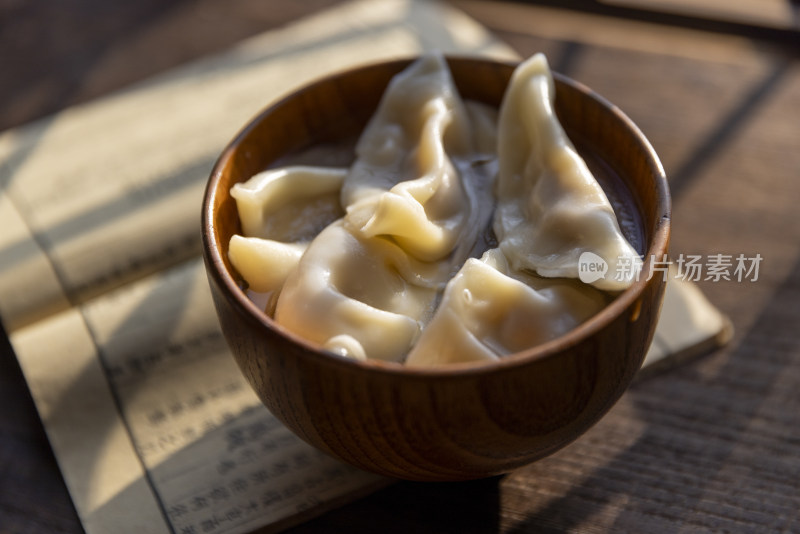 节日饺子 冬至 春节 古风传统美食