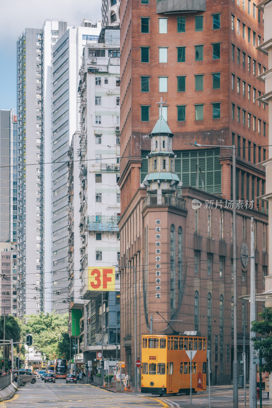 香港循道卫理联合教会香港堂与叮叮车