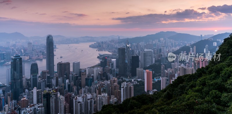 高视角看香港城市景观