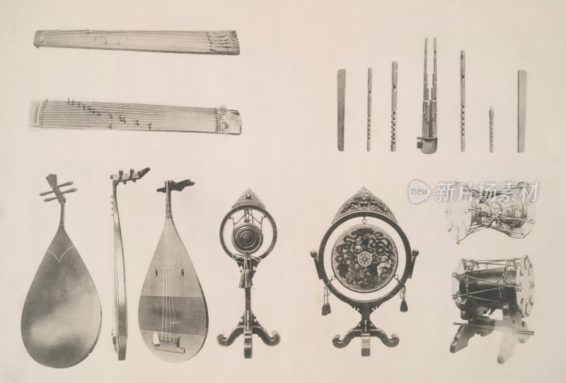 多种传统民族乐器展示