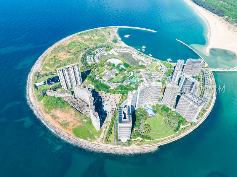 海南万宁融创日月湾航拍