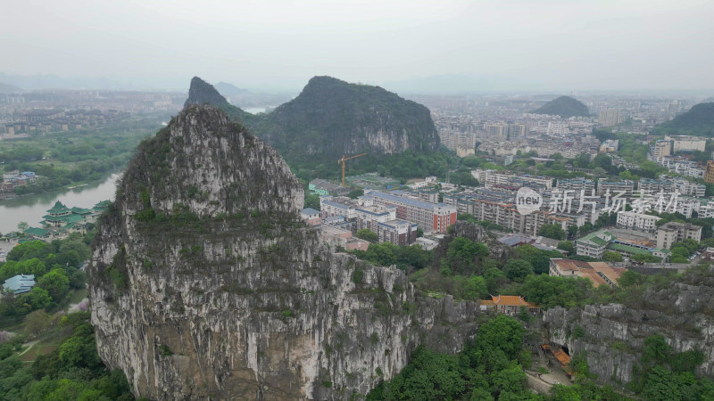 桂林南溪山4A景区航拍