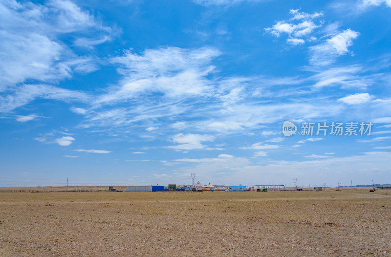 内蒙古巴彦淖尔温根塔拉旅游景区蒙古包帐篷