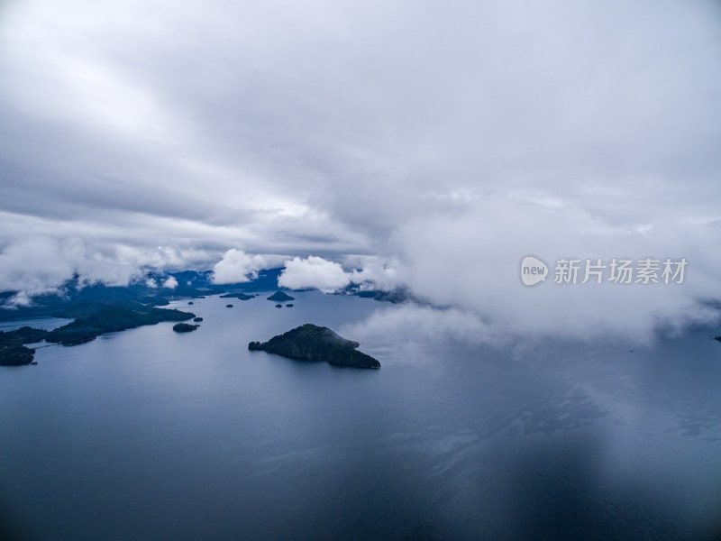 浙江杭州千岛湖航拍