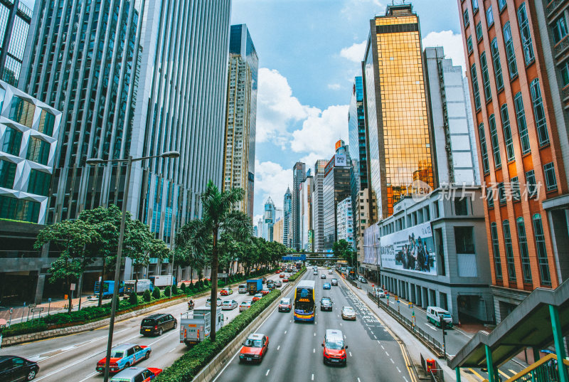 香港中环城市风光