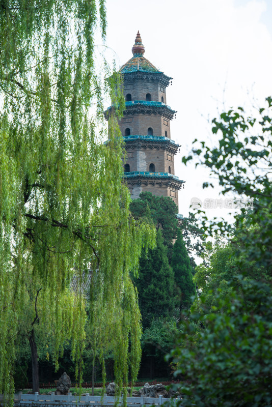 山西晋祠古建筑