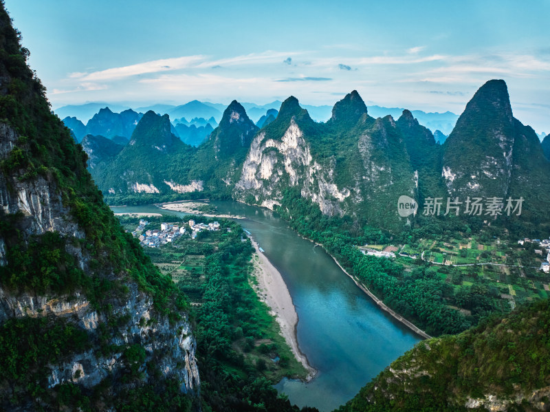 桂林九马画山风光美景