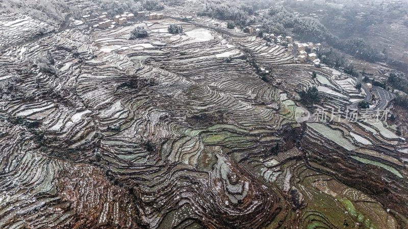 重庆酉阳：大雪纷飞赏雪忙