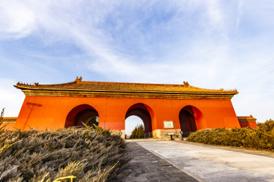 北京昌平区十三陵神道景区大红门