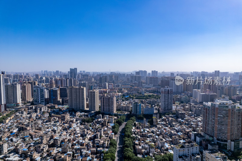 广州海珠广场海珠大桥城市高楼航拍摄影图