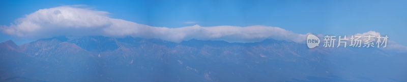 苍山洱海雪山云海180度全景