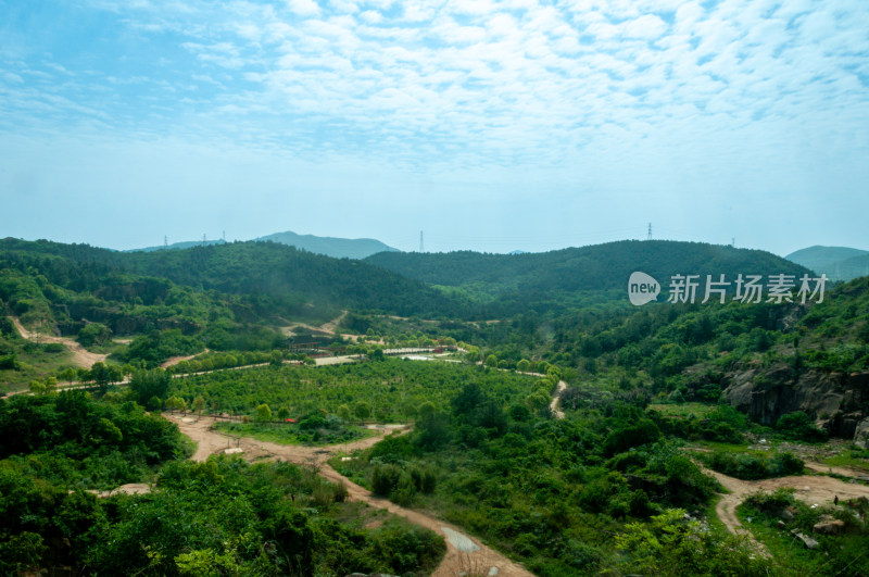 山中的自然风景