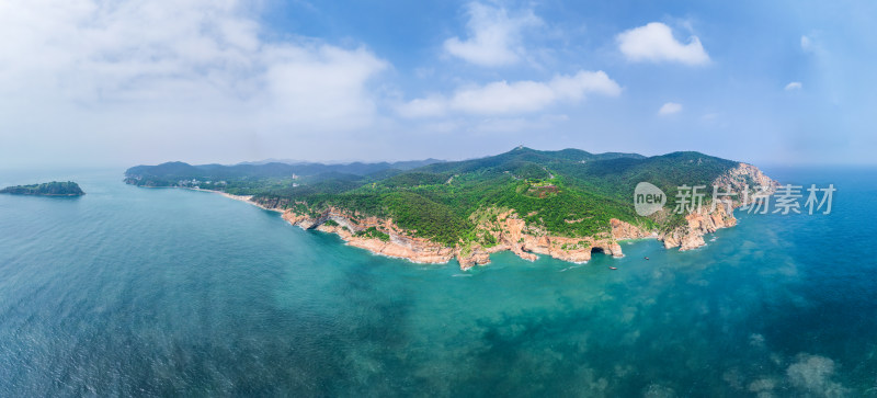 大连海之韵公园海岸线全景