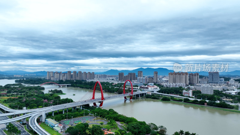 漳州古城航拍摄影照片福建省漳州市城市风光