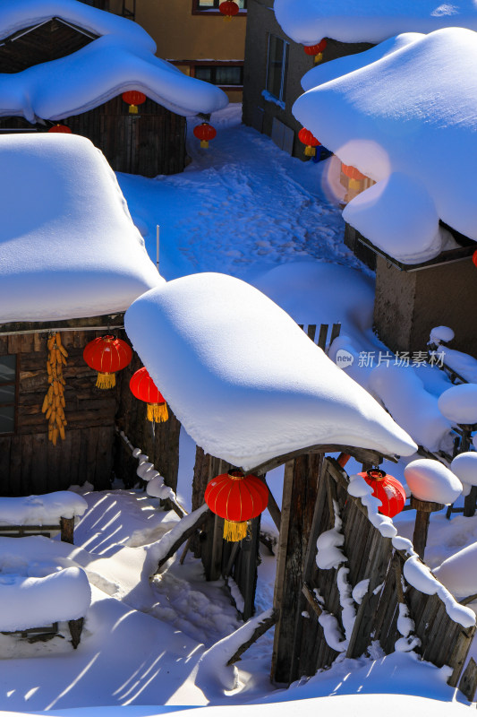 冬季黑龙江省牡丹江雪乡