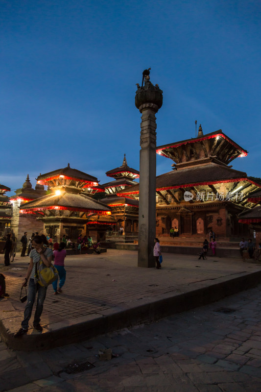 尼泊尔加德满都杜尔巴广场
