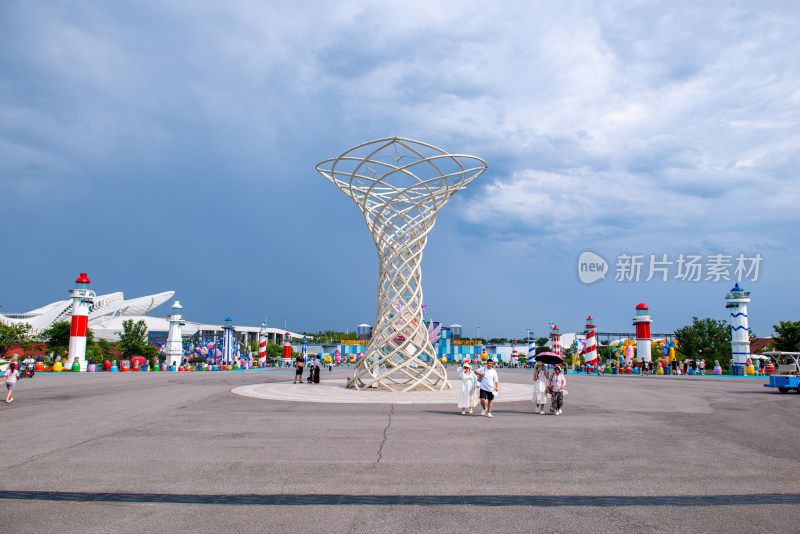 青岛西海岸第34届啤酒节室内场地全景