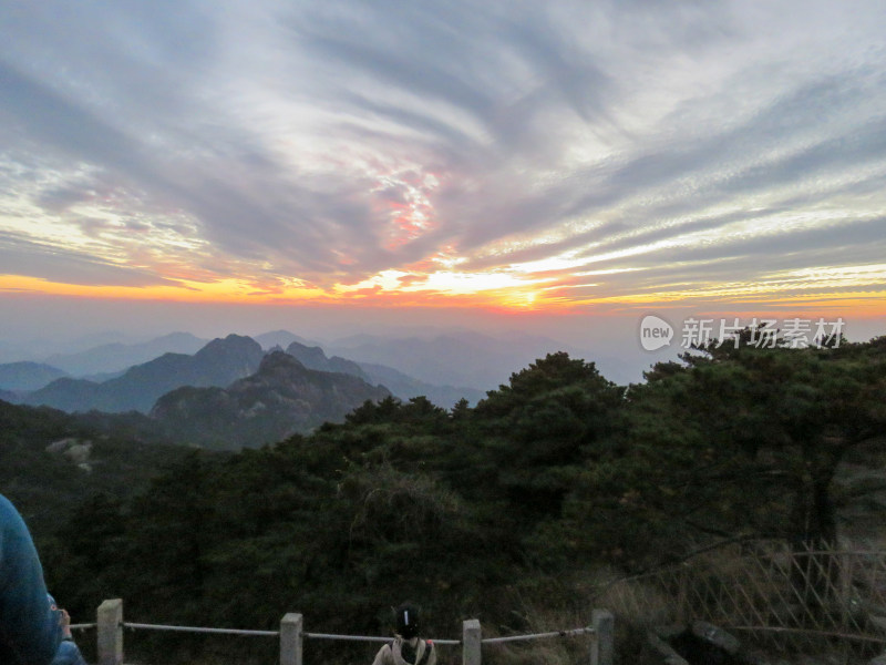 中国安徽黄山旅游风光