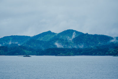 航拍浙江千岛湖风光