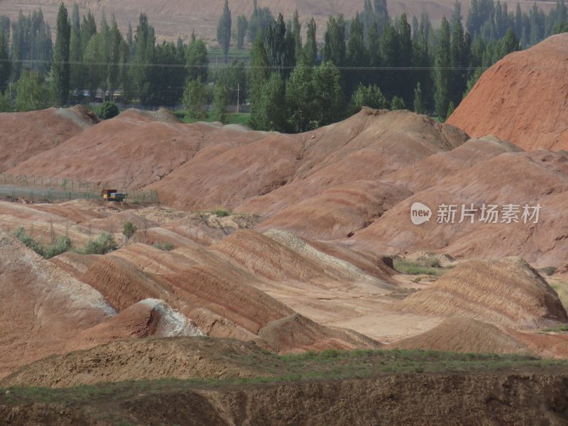 甘肃张掖七彩丹霞风景区旅游风光