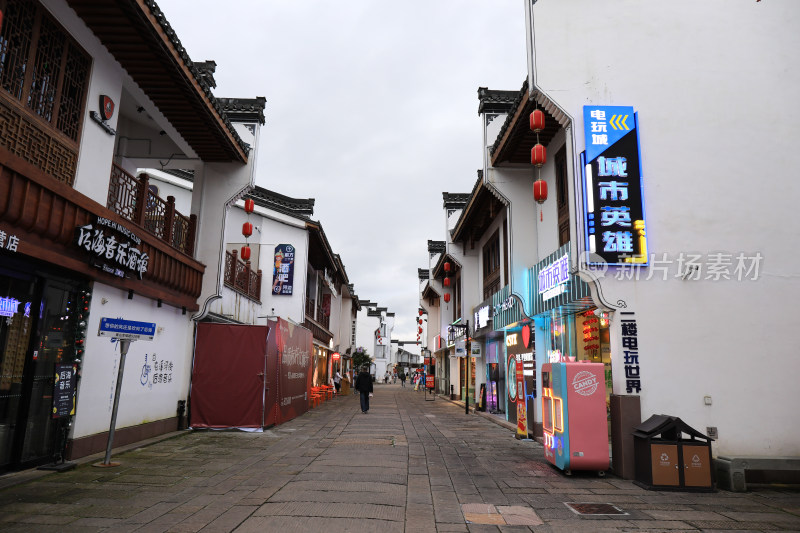 黄山市屯溪老街城市风光