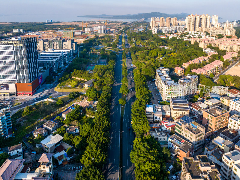 珠海市高新区唐家唐淇路航拍