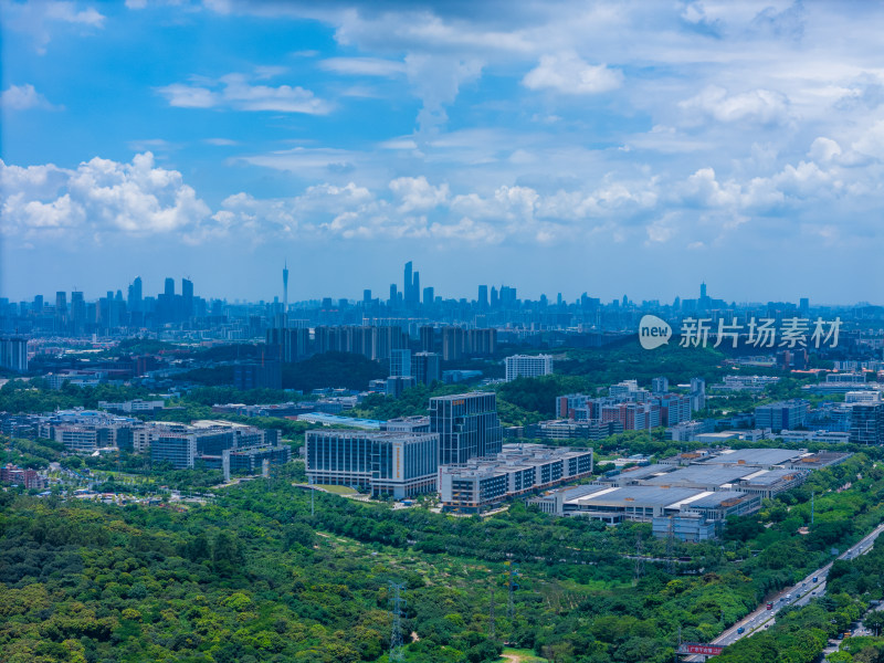 广州黄埔科学城航拍