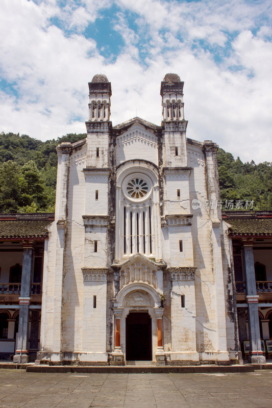 古建筑教堂神学院白鹿上书院