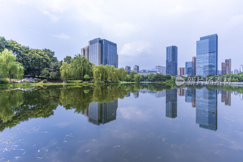 武汉江汉区后襄河公园风景