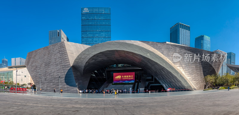 深圳城市规划馆与艺术馆全景图