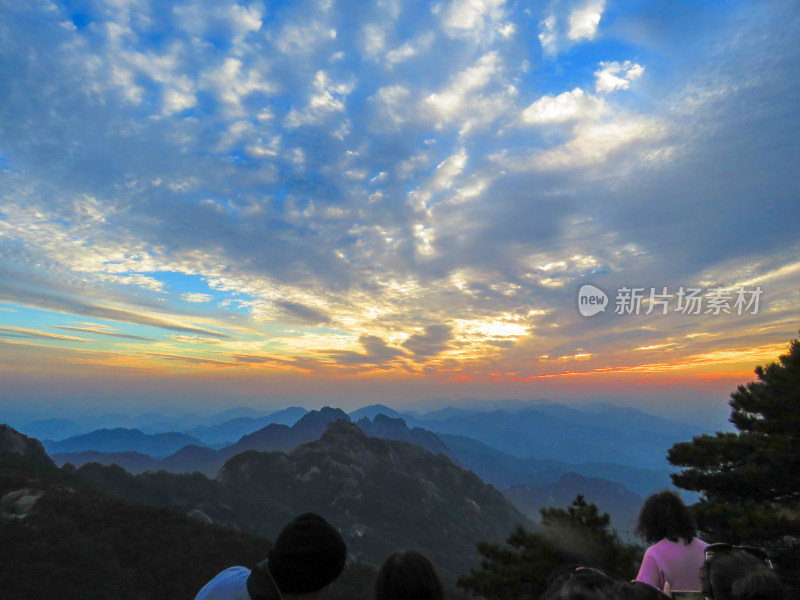 中国安徽黄山旅游风光