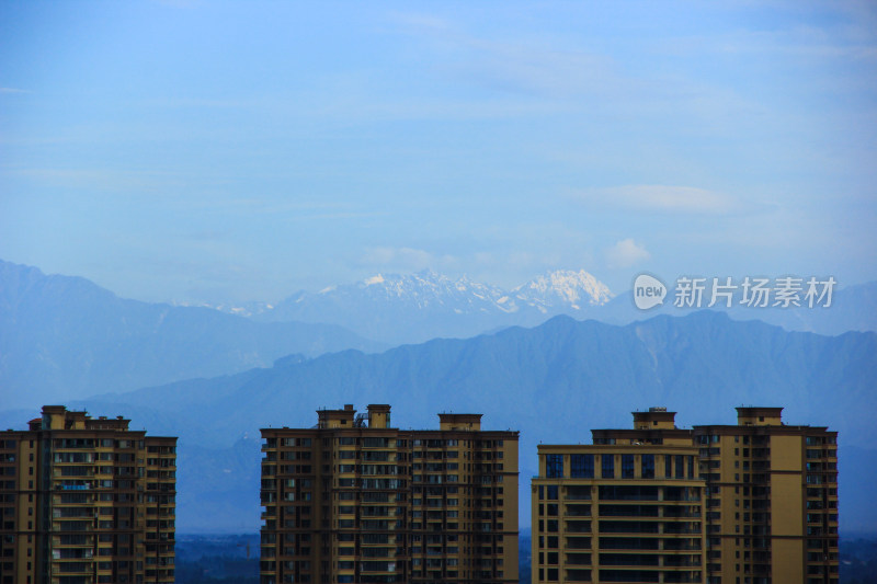 成都市温江区建筑风光