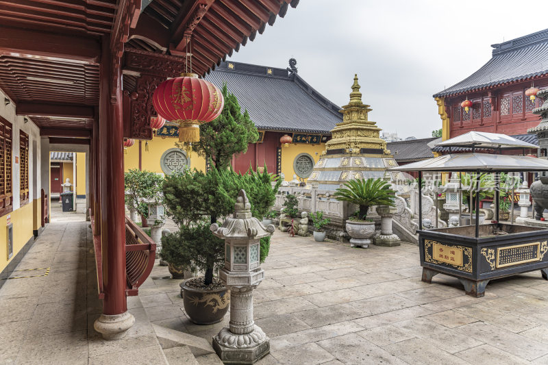 绍兴乐古寺禅院风景