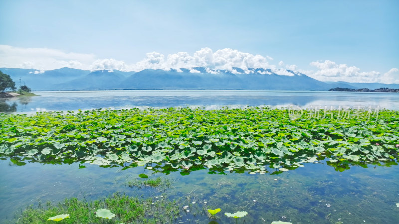 云南大理苍山洱海航拍