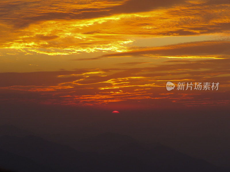 中国安徽黄山旅游风光