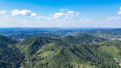 祖国壮丽山河丘陵地貌航拍