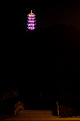 无锡惠山锡山龙光塔夜景