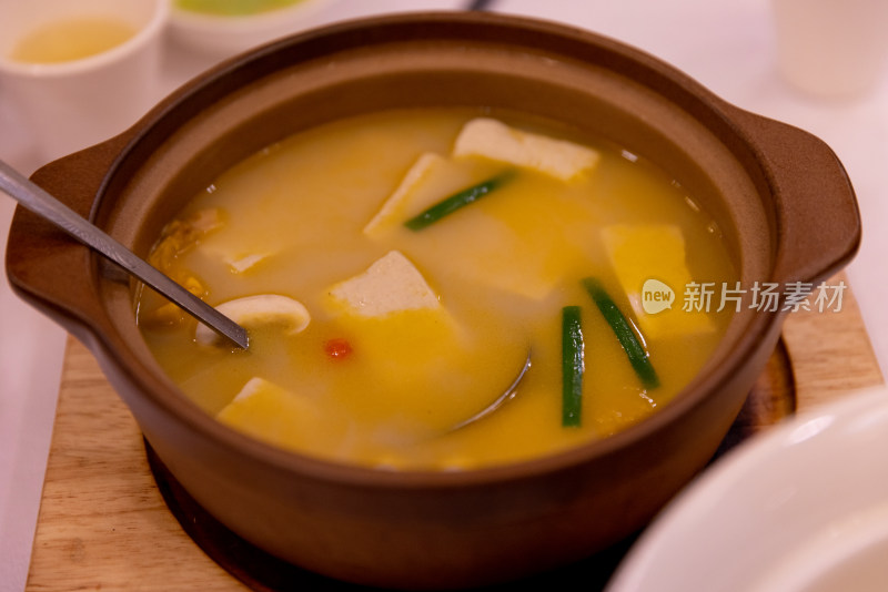 中国菜：豆腐汤