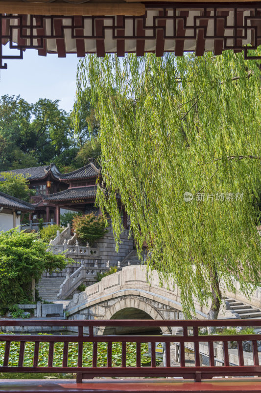 武汉武昌区黄鹤楼公园风景