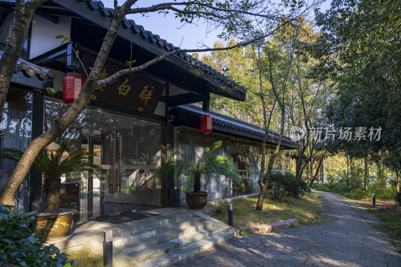 杭州西湖茅家埠江南水乡风景