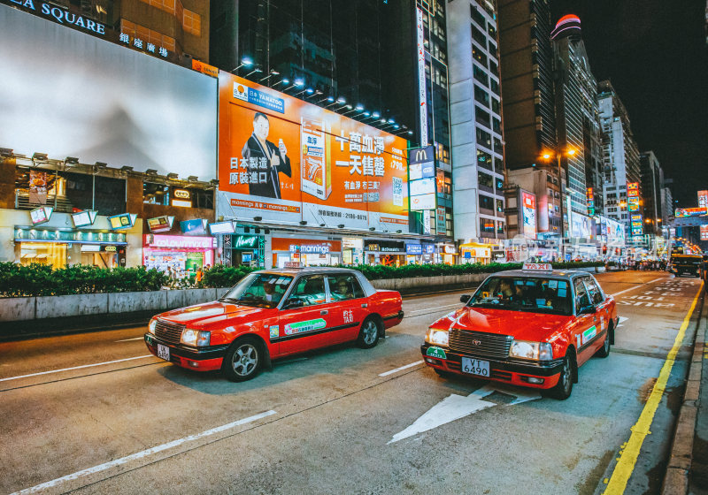 香港城市夜景风光