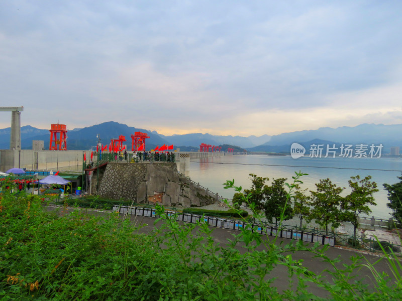 湖北宜昌三峡大坝风景区旅游风光